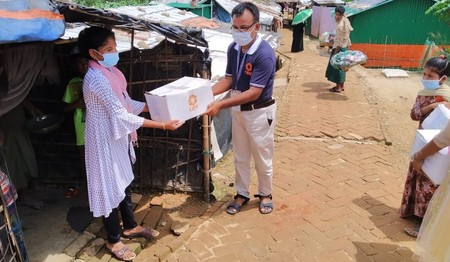 Hygiene Kit Distribution in Camp 15, Cox'z Bazar 