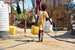 A young girl is fetching water in Marib Governorate- Yemen